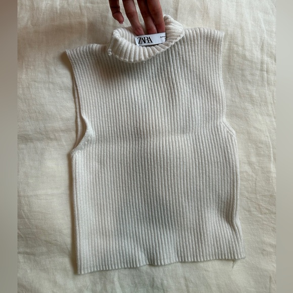 ZARA Knit Cropped Top 5536/166/172 size M - Picture 6 of 7